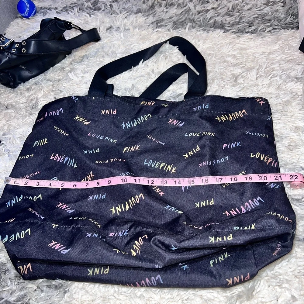 PINK Victoria's Secret Multicolor Logo Tote